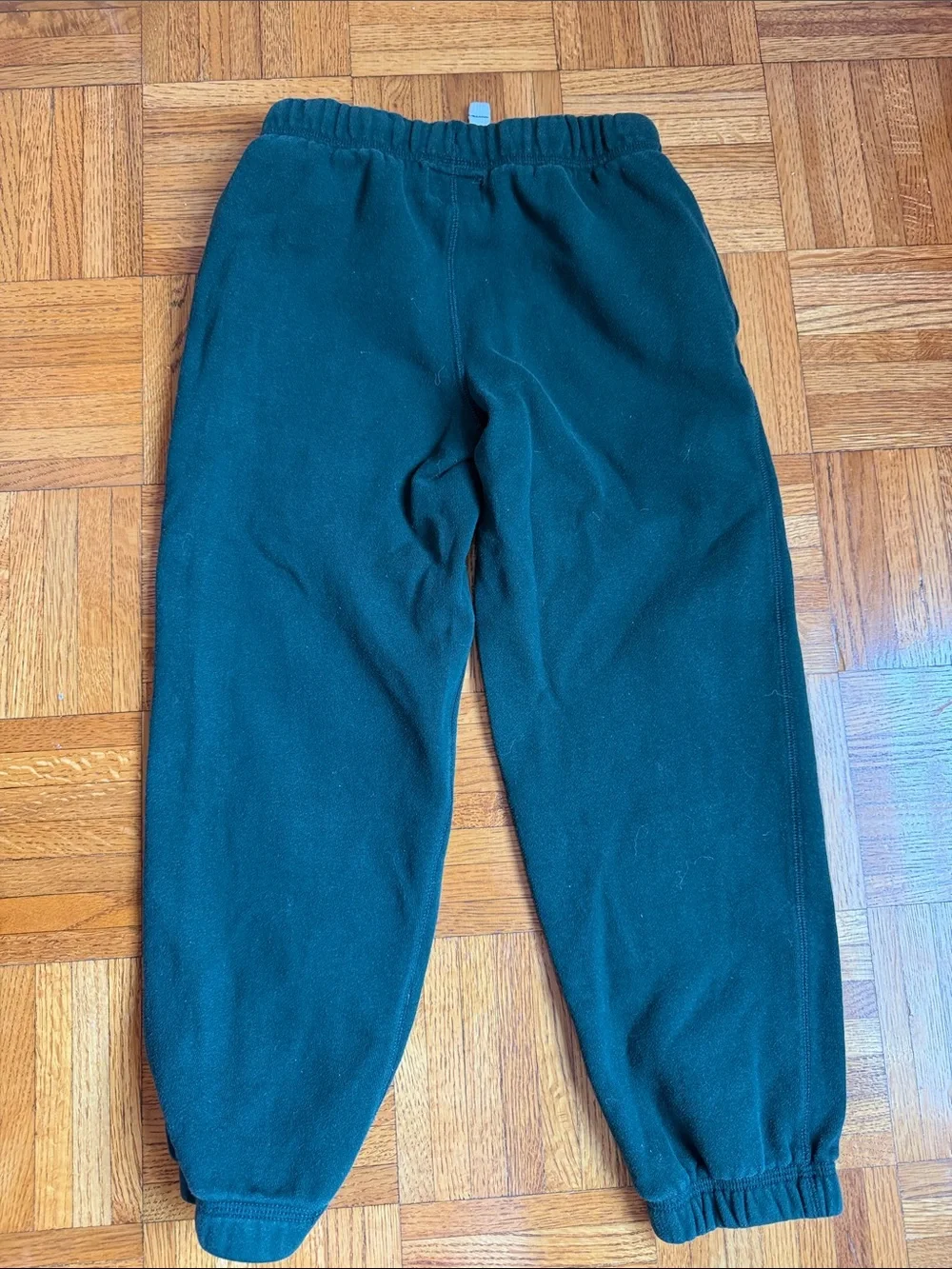 Kids Roots Dark Green Sweatpants with Drawstring